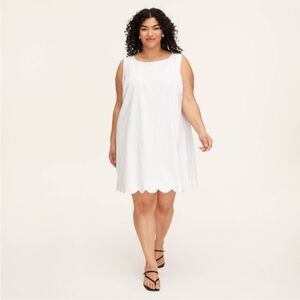 Women's Scalloped Mini Shift Dress - kate spade new york x Target White M NWT